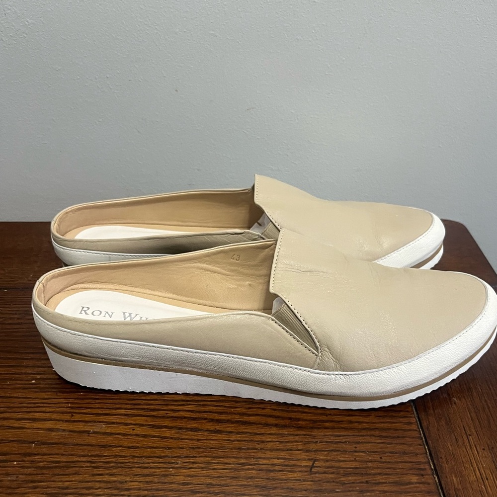 Ron White Natalie water resistant wedge mule NEW‎